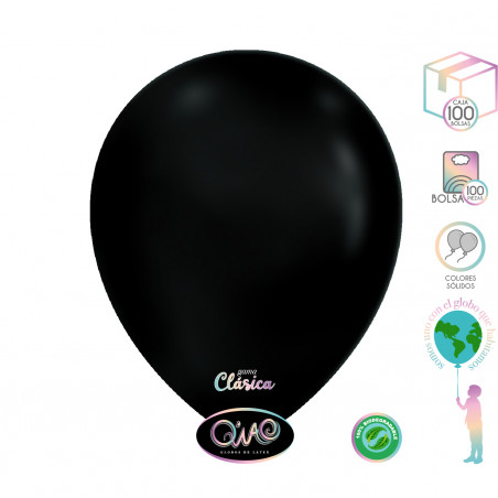 Cj Rj Caja Con Globos De L Tex Biodegradable