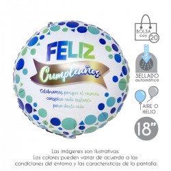 JB90-FZN-3 GLOBOS DE "FELIZ...